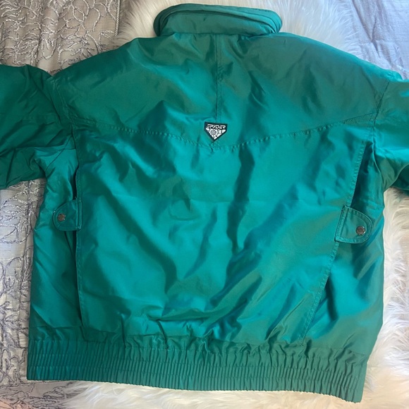 Vintage Spyder Sz L Men's Green Performance Jacket/ Ski Jacket - Picture 3 of 16
